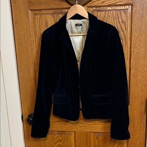 J. Crew Women's Midnight Velvet Blazer